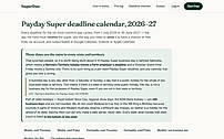 Free 2026-27 Payday Super deadline calendar