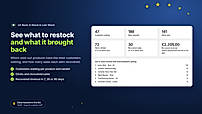 Notify me button with back in stock and price drop emails for customers