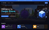 Demo store - Glass theme