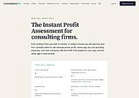 Instant Profit Assessment: Profit First targets for consulting firms.