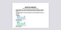 Upload a Word document and add signature fields
