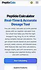 PeptixCalc Mobile-Friendly Peptide Calculator – Use Anywhere