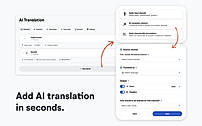 Add AI Voice and Text Translation to any event with a few clicks.