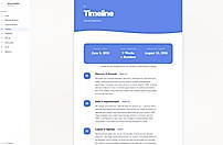 Automatic timeline generation
