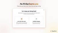 Create your Writing Style