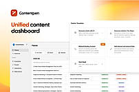 Unified content dashboard