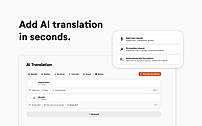 Add AI Voice and Text Translation to any event with a few clicks.