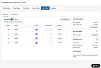 Run on-site box offices across multiple gates, assign agents, and track tickets sold and revenue in real time.