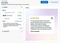 Social sharing editor