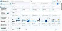 A unified dashboard workspace called FileVerse that aggregates files and folders from all your linked cloud storage accounts into a single, easily sortable, and searchable management interface.
