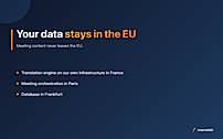 Your data stays in the EU