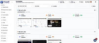 Review timestamped screenshots grouped by employee and work session, alongside activity and idle-time summaries.