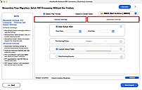 Apply the General and Advanced Filters before conversion