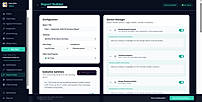 Report Builder with "Generate with RUSHA AI" button