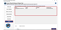 Click the Backup button to begin the backup, migration, or restore process securely.