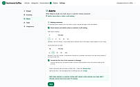 Email alerts when a customer is waiting