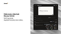 Set up your brand once and it's applied to every new video. Every demo looks consistent and clearly comes from your team.