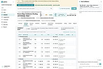 Schedule of rates kept on the contract