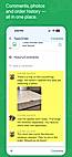 Comments, photos and order history in one place