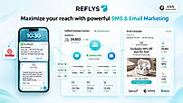 Reflys SMS and Email marketing campaign dashboard