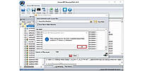 Successfully saved your repaired .bkf file. Tap Ok.
