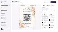 Create printable QR signs that make guest photo sharing simple.