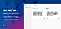 Self-serve translation, tailored to every team