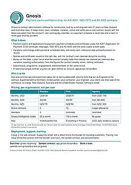 Gnosis data sheet: what it does, who it is for, pricing