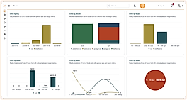 Dashboard with all details in one glance