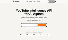 YouTube Intelligence API for AI Agents