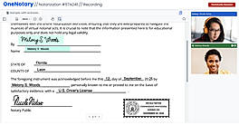 Online Notarization Session