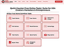 Quick Counter Tools Homepage