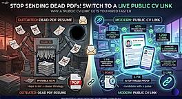 Modern AI Public CV vs. Traditional PDF Comparison