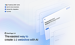 Create personalized websites with AI