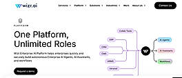 Wizr Enterprise AI Platform Dashboard