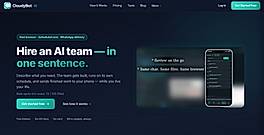 CloudyBot — Hire an AI team in one sentence