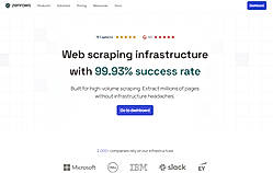 ZenRows home page