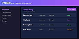 Pitchkit Track Catalog