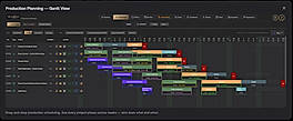 Drag and drop production scheduling. See every project phase across weeks.