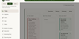 Endrow farm operations dashboard