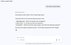 Main chat screen