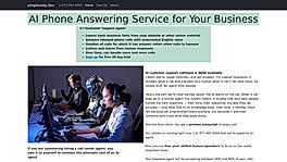 SimpleVoIP AI phone agents answer calls 24/7