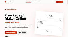 Free Receipt Maker online