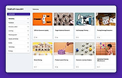 Template Gallery: 100+ ready-to-use surveys across 9 categories