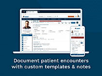 Clinical EHR - Document patient encounters with custom templates & notes