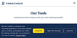 Croton Content Tools - YouTube SEO for Finance