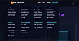 Square Foot Calculator offers built-in tools for rooms, shapes, materials, outdoor areas, structures, conversions, volume, and regional calculators, helping users measure spaces and plan flooring, roofing, paint, lawn, and renovation projects faster.