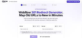 Webflow 301 Redirect Generator