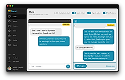 Manage multiple live and AI chats side-by-side.