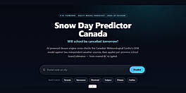 Snowday Predictor Canada Home Page